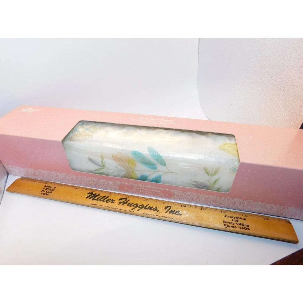Vintage Karen Carson Creations Polyfab Scented Drawer Lining Floral